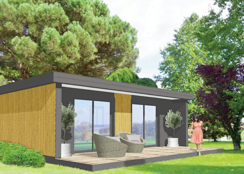 photo d'un cottage en 3D